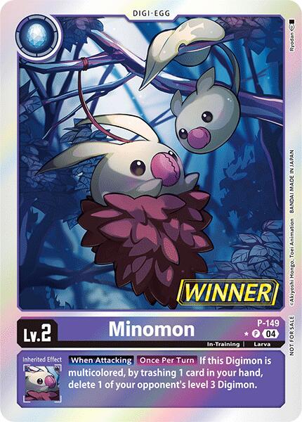 Minomon [P-149] (Store Tournament 2024 Jul. – Sep. Winner Pack) [Promotional Cards] - Destination Retro