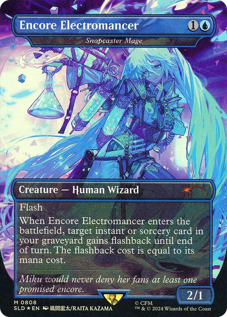 Encore Electromancer - Snapcaster Mage (Rainbow Foil) [Secret Lair Drop Series] - Destination Retro