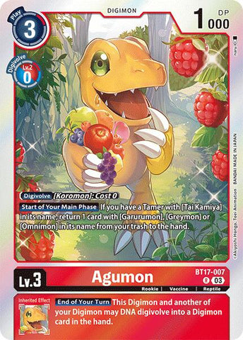 Agumon [BT17-007] [Secret Crisis] - Destination Retro