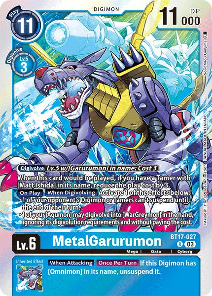 MetalGarurumon [BT17-027] [Secret Crisis] - Destination Retro