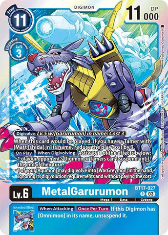 MetalGarurumon [BT17-027] [Secret Crisis] - Destination Retro