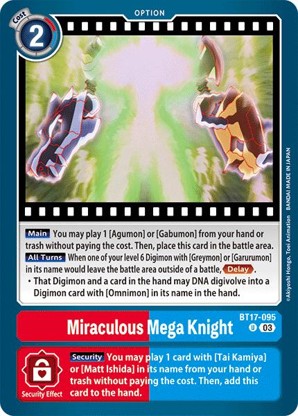 Miraculous Mega Knight [BT17-095] [Secret Crisis] - Destination Retro