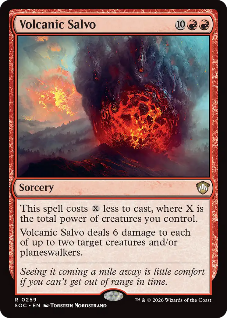 Volcanic Salvo [Secrets of Strixhaven Commander] - Destination Retro