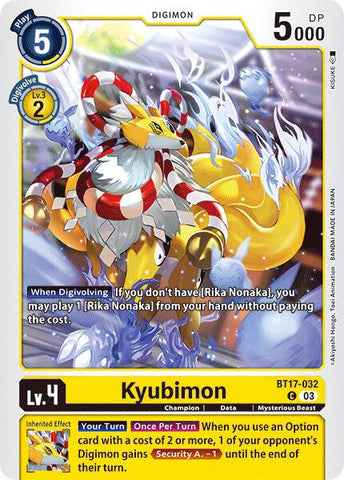 Kyubimon [BT17-032] [Secret Crisis] - Destination Retro