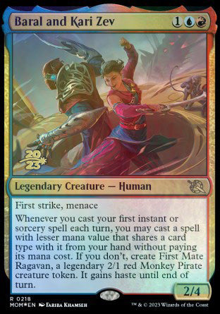 Baral and Kari Zev [March of the Machine Prerelease Promos] - Destination Retro