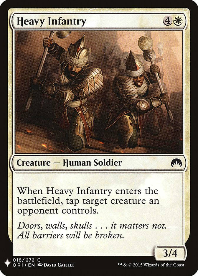 Heavy Infantry [Mystery Booster] - Destination Retro