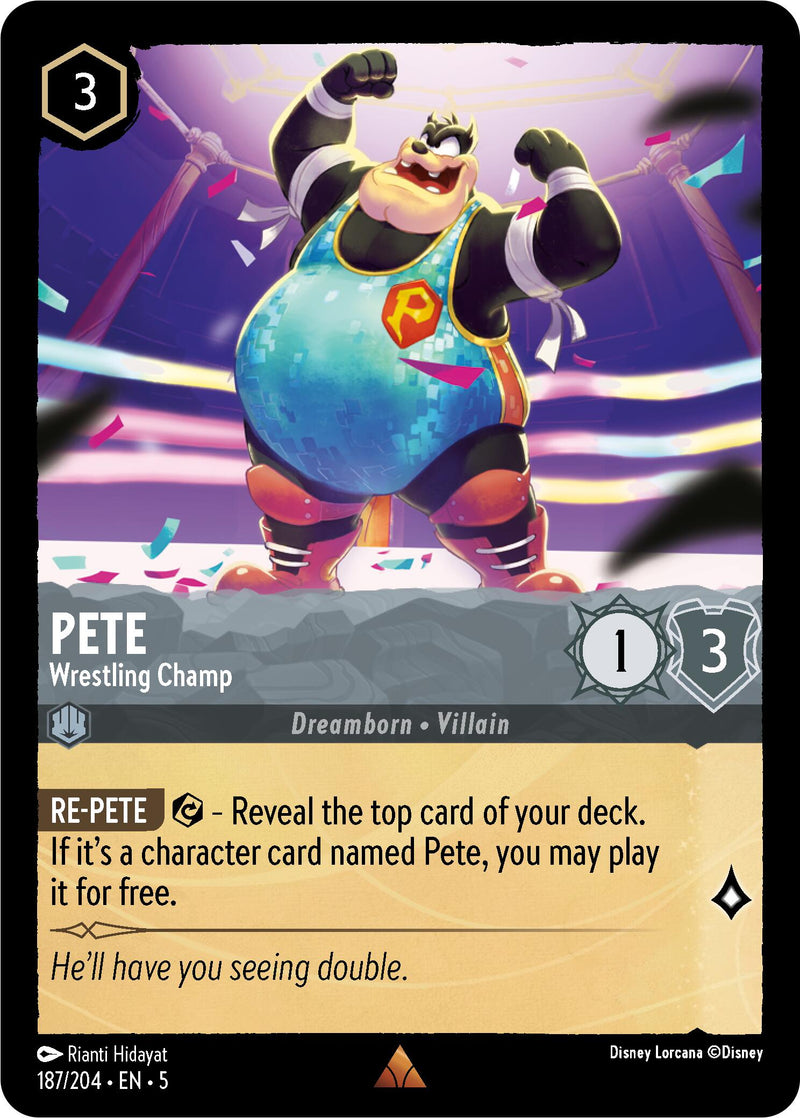 Pete - Wrestling Champ (187/204) [Shimmering Skies] - Destination Retro