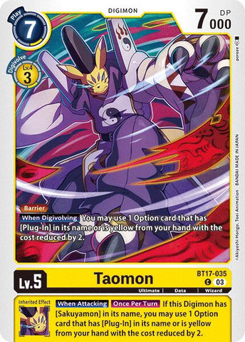 Taomon [BT17-035] [Secret Crisis] - Destination Retro