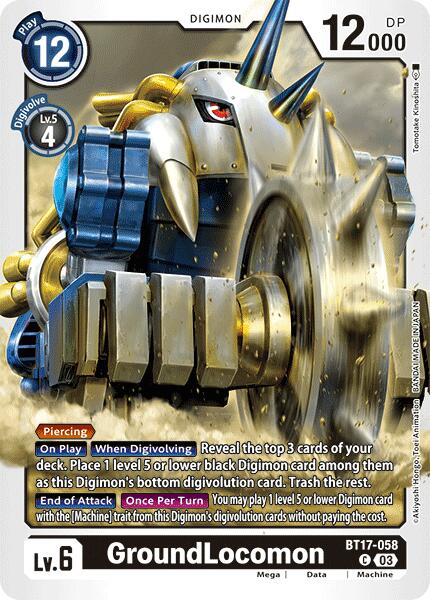 GroundLocomon [BT17-058] [Secret Crisis] - Destination Retro