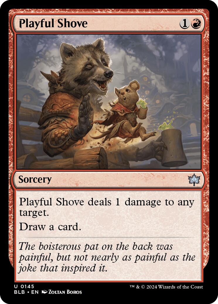 Playful Shove [Bloomburrow] - Destination Retro