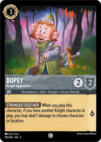 Dopey - Knight Apprentice (181/204) [Shimmering Skies] - Destination Retro