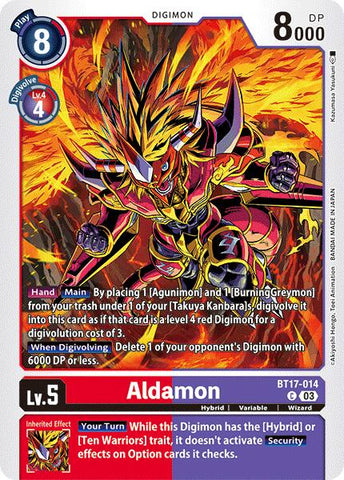 Aldamon [BT17-014] [Secret Crisis] - Destination Retro