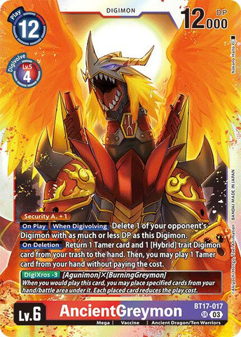 AncientGreymon [BT17-017] [Secret Crisis] - Destination Retro