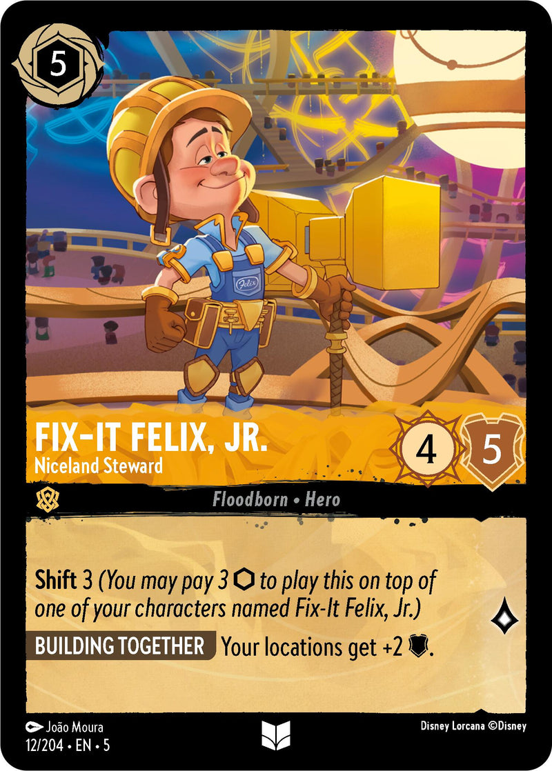 Fix-It Felix, Jr. - Niceland Steward (12/204) [Shimmering Skies] - Destination Retro
