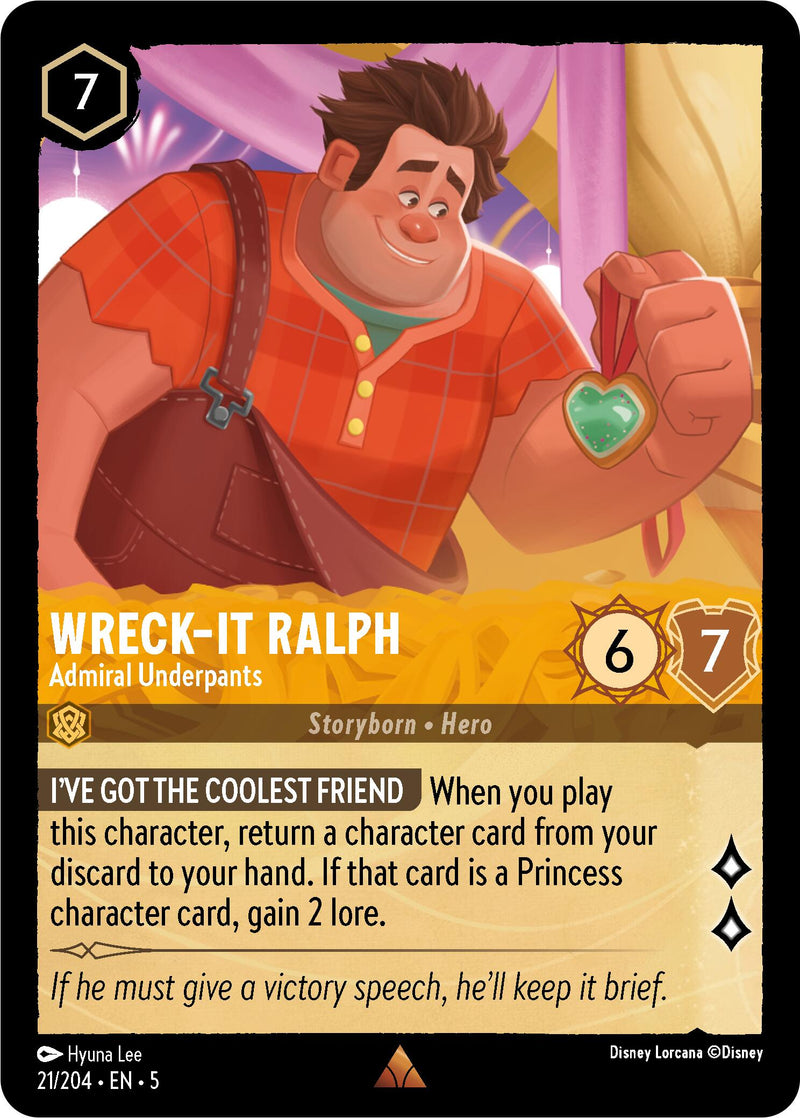 Wreck-It Ralph - Admiral Underpants (21/204) [Shimmering Skies] - Destination Retro