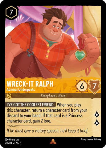 Wreck-It Ralph - Admiral Underpants (21/204) [Shimmering Skies] - Destination Retro