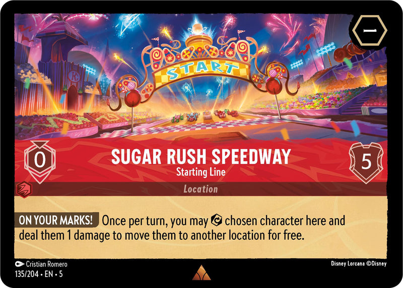 Sugar Rush Speedway - Starting Line (135/204) [Shimmering Skies] - Destination Retro