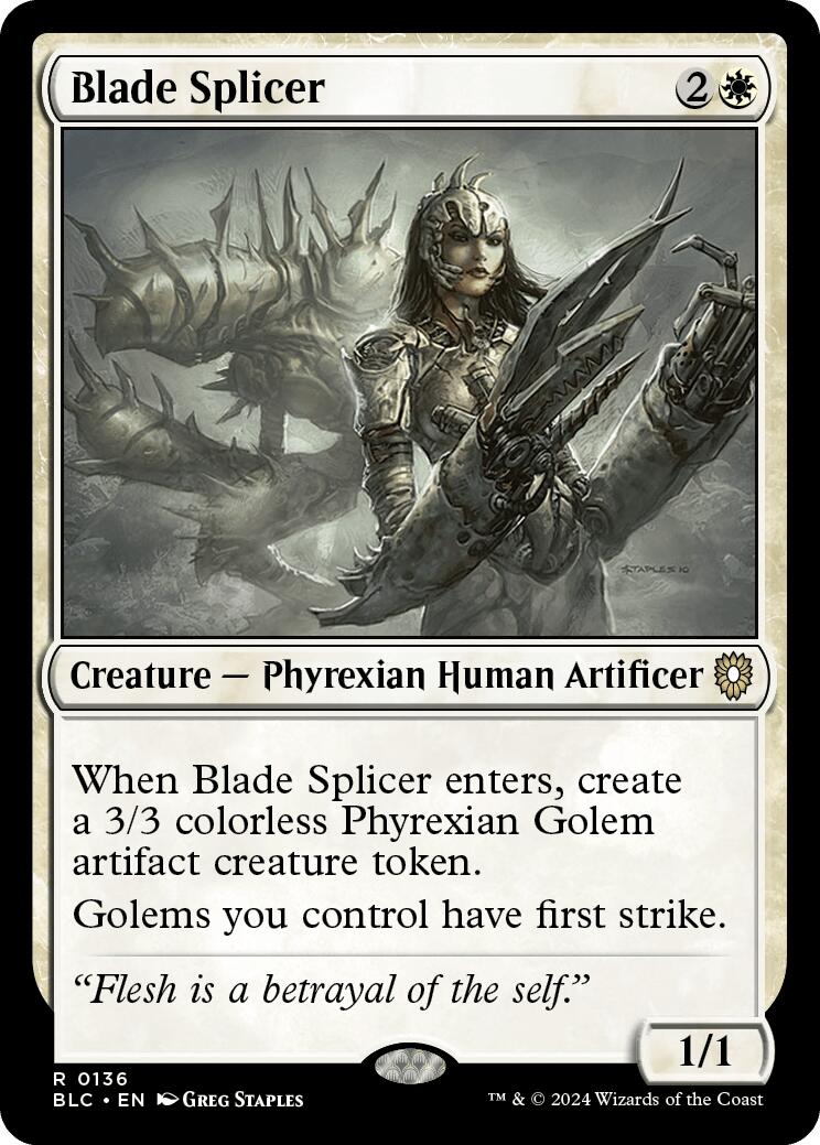 Blade Splicer [Bloomburrow Commander] - Destination Retro
