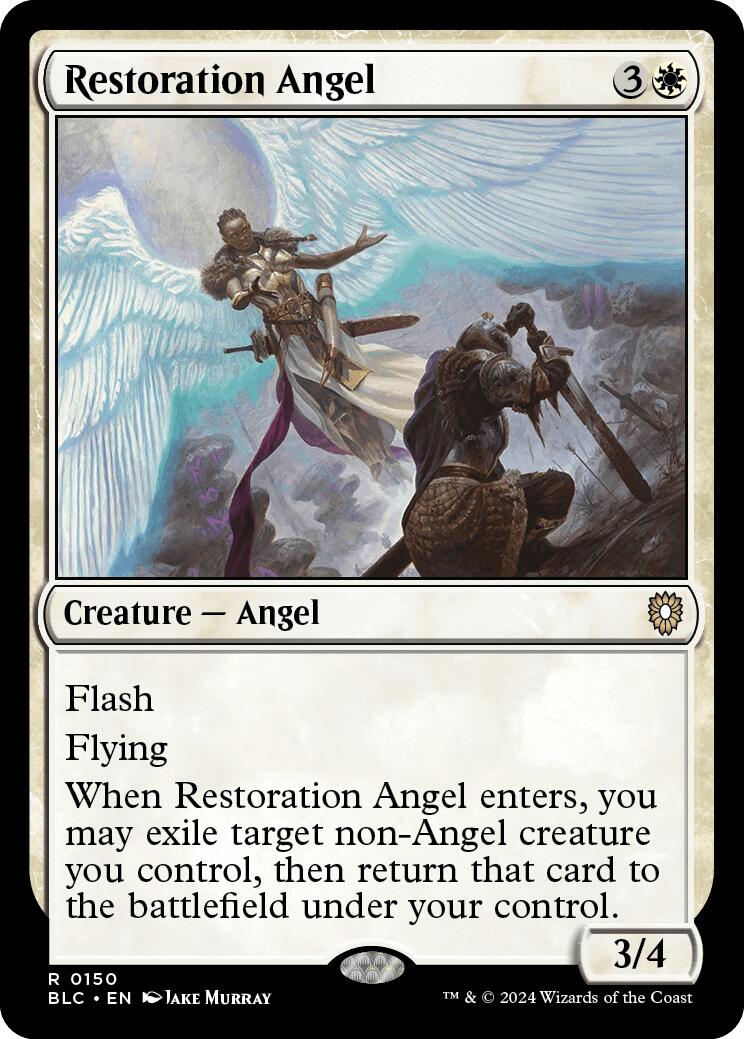 Restoration Angel [Bloomburrow Commander] - Destination Retro