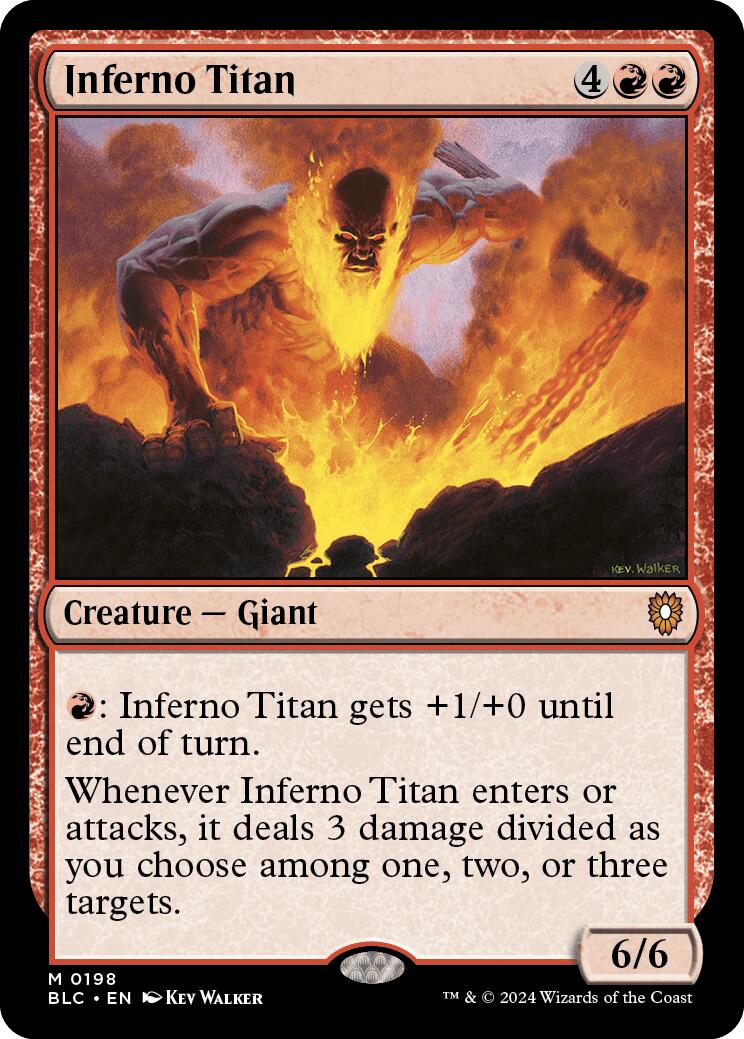 Inferno Titan [Bloomburrow Commander] - Destination Retro