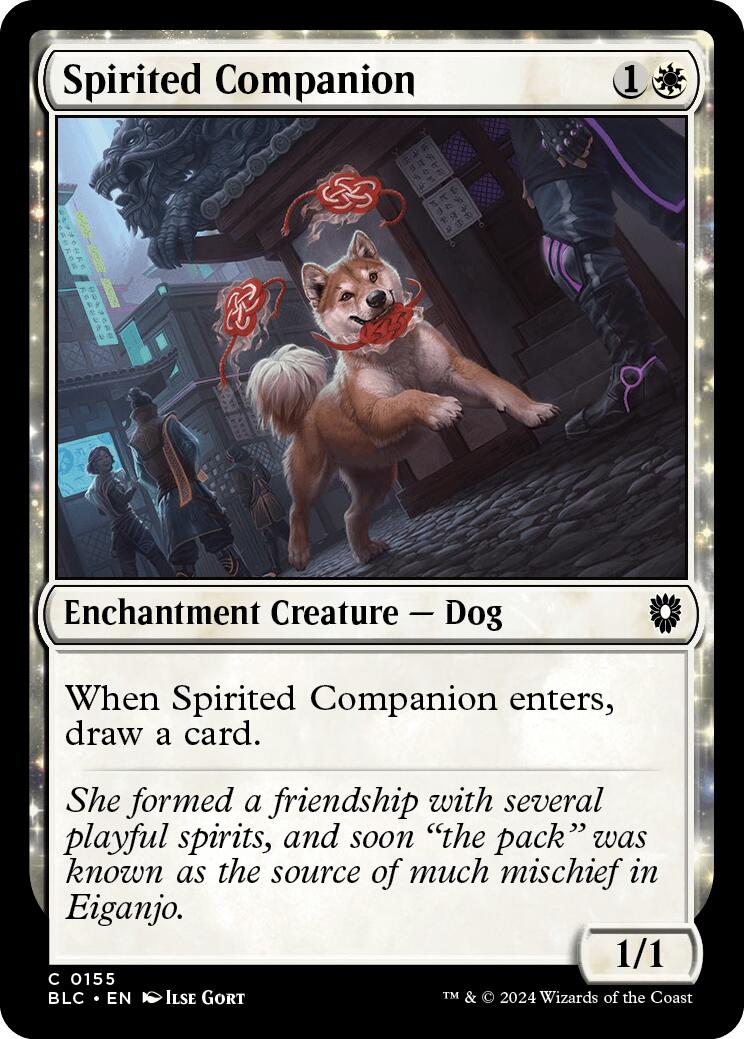 Spirited Companion [Bloomburrow Commander] - Destination Retro