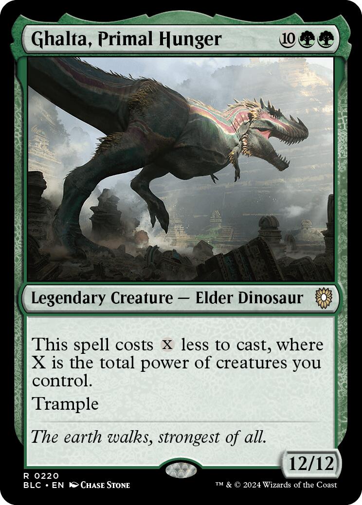 Ghalta, Primal Hunger [Bloomburrow Commander] - Destination Retro