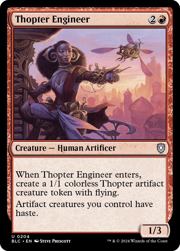 Thopter Engineer [Bloomburrow Commander] - Destination Retro