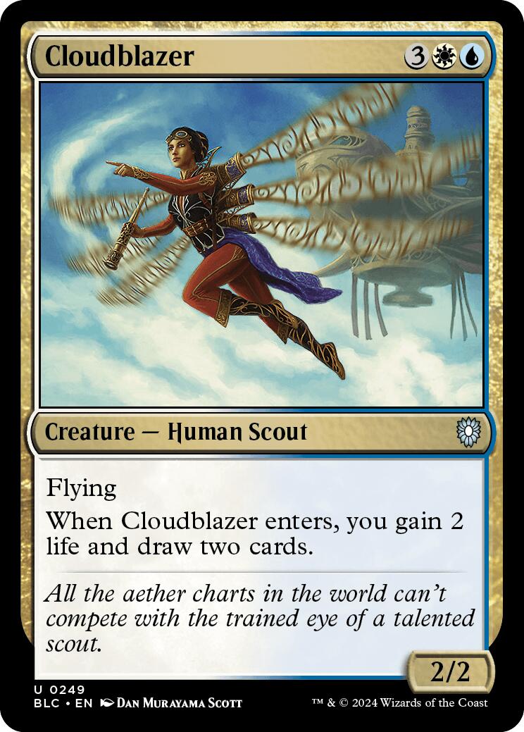 Cloudblazer [Bloomburrow Commander] - Destination Retro