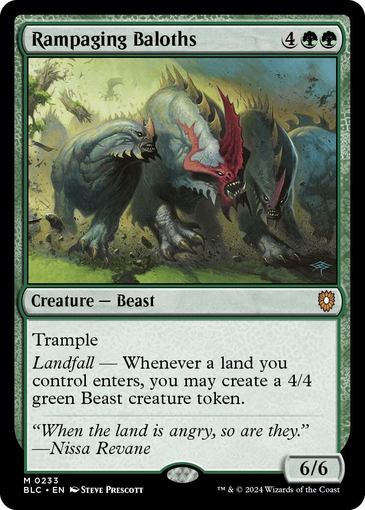 Rampaging Baloths [Bloomburrow Commander] - Destination Retro