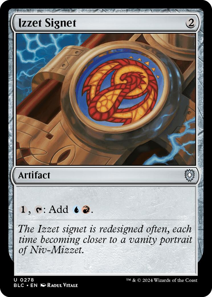 Izzet Signet [Bloomburrow Commander] - Destination Retro