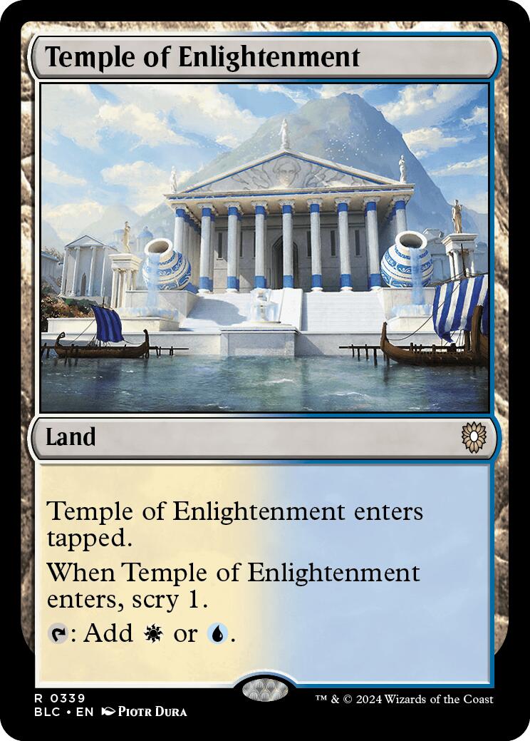 Temple of Enlightenment [Bloomburrow Commander] - Destination Retro