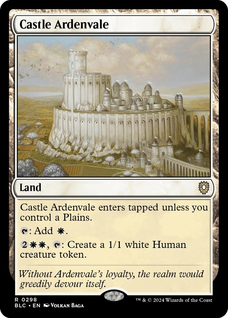 Castle Ardenvale [Bloomburrow Commander] - Destination Retro