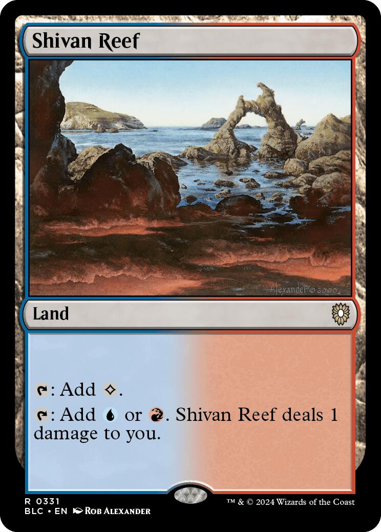 Shivan Reef [Bloomburrow Commander] - Destination Retro