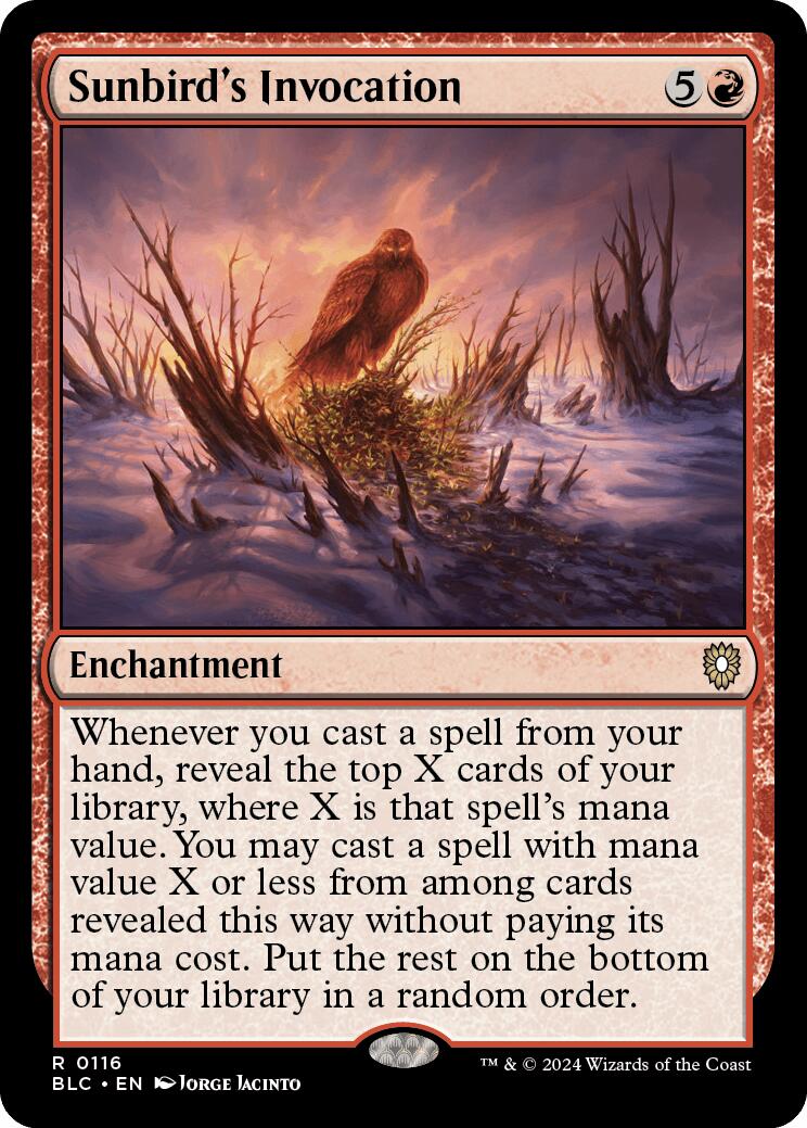 Sunbird's Invocation [Bloomburrow Commander] - Destination Retro
