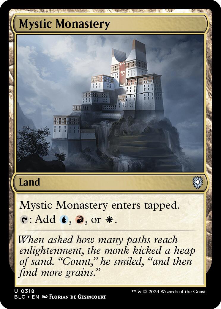 Mystic Monastery [Bloomburrow Commander] - Destination Retro
