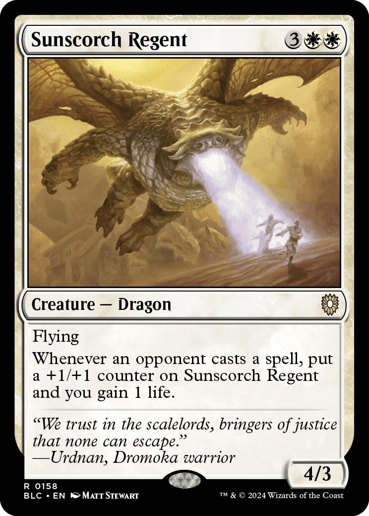 Sunscorch Regent [Bloomburrow Commander] - Destination Retro