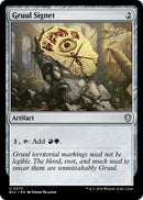 Gruul Signet [Bloomburrow Commander] - Destination Retro