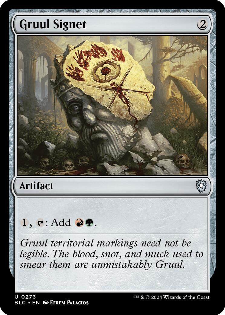 Gruul Signet [Bloomburrow Commander] - Destination Retro