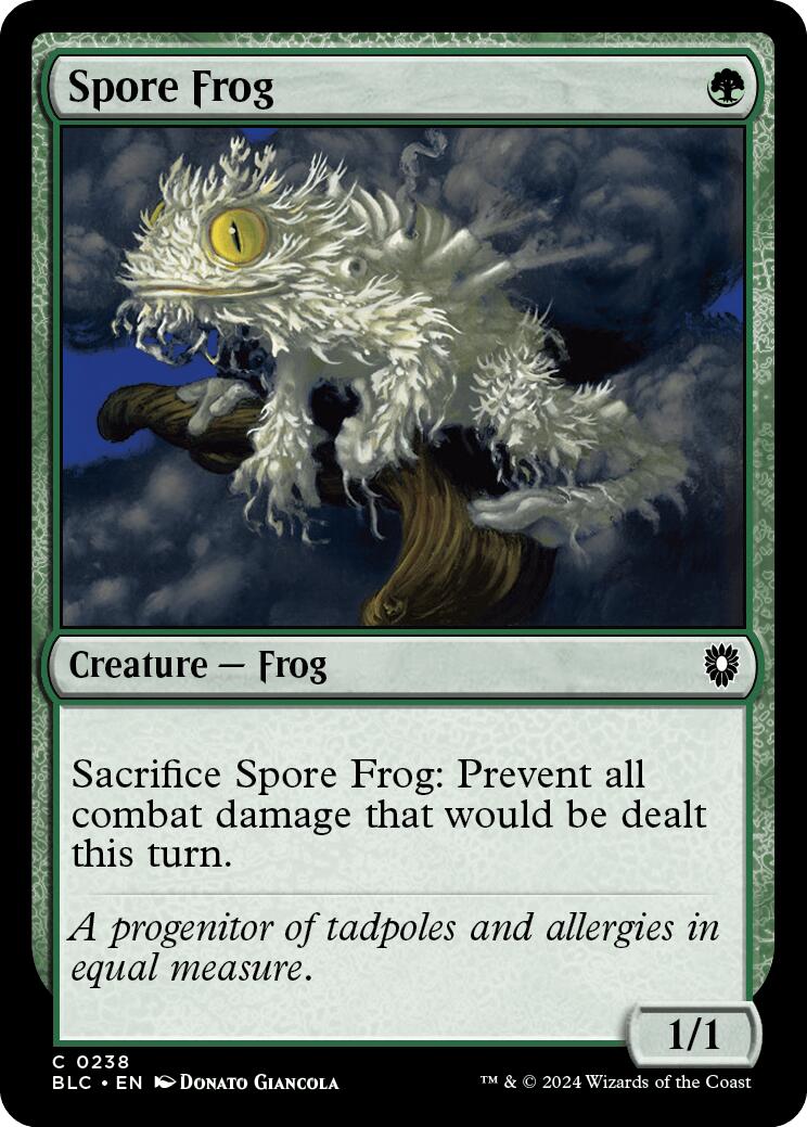 Spore Frog [Bloomburrow Commander] - Destination Retro