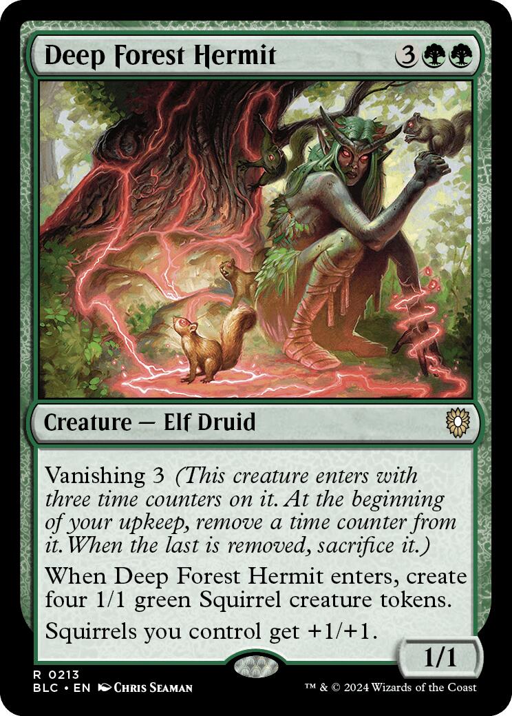 Deep Forest Hermit [Bloomburrow Commander] - Destination Retro