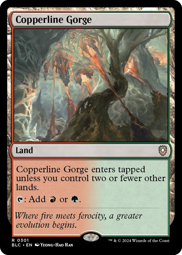 Copperline Gorge [Bloomburrow Commander] - Destination Retro