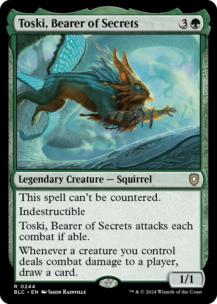 Toski, Bearer of Secrets [Bloomburrow Commander] - Destination Retro