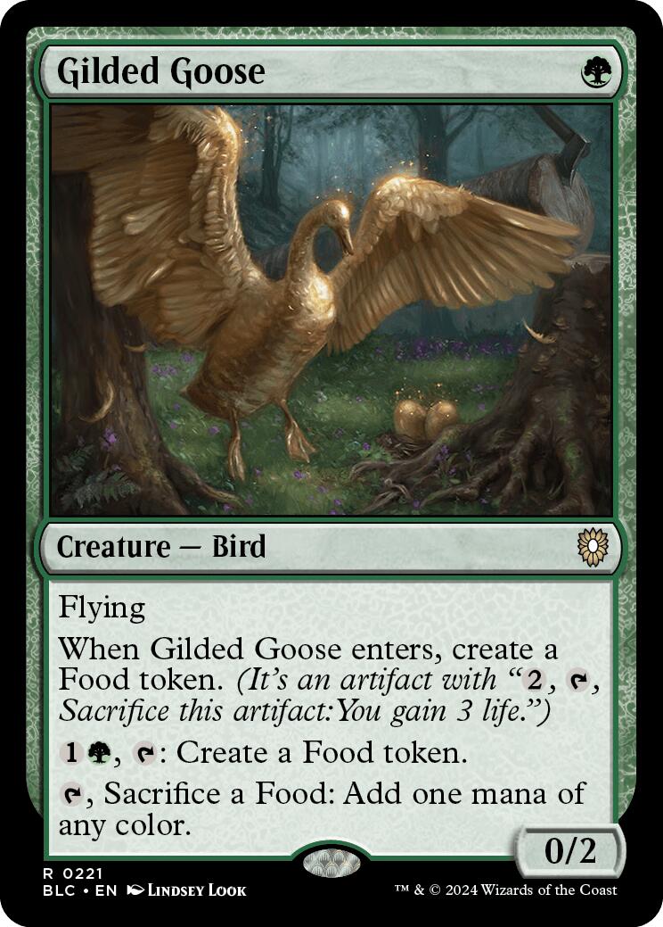 Gilded Goose [Bloomburrow Commander] - Destination Retro