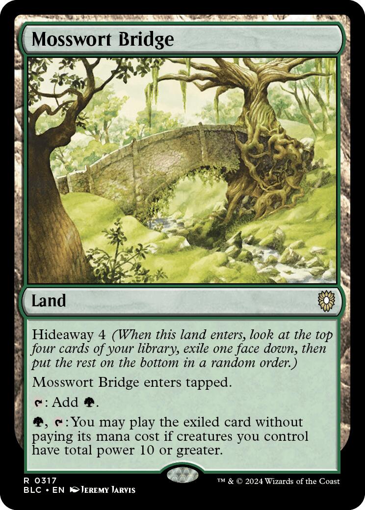 Mosswort Bridge [Bloomburrow Commander] - Destination Retro