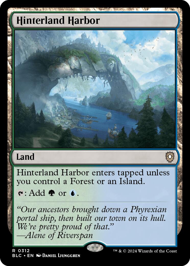 Hinterland Harbor [Bloomburrow Commander] - Destination Retro