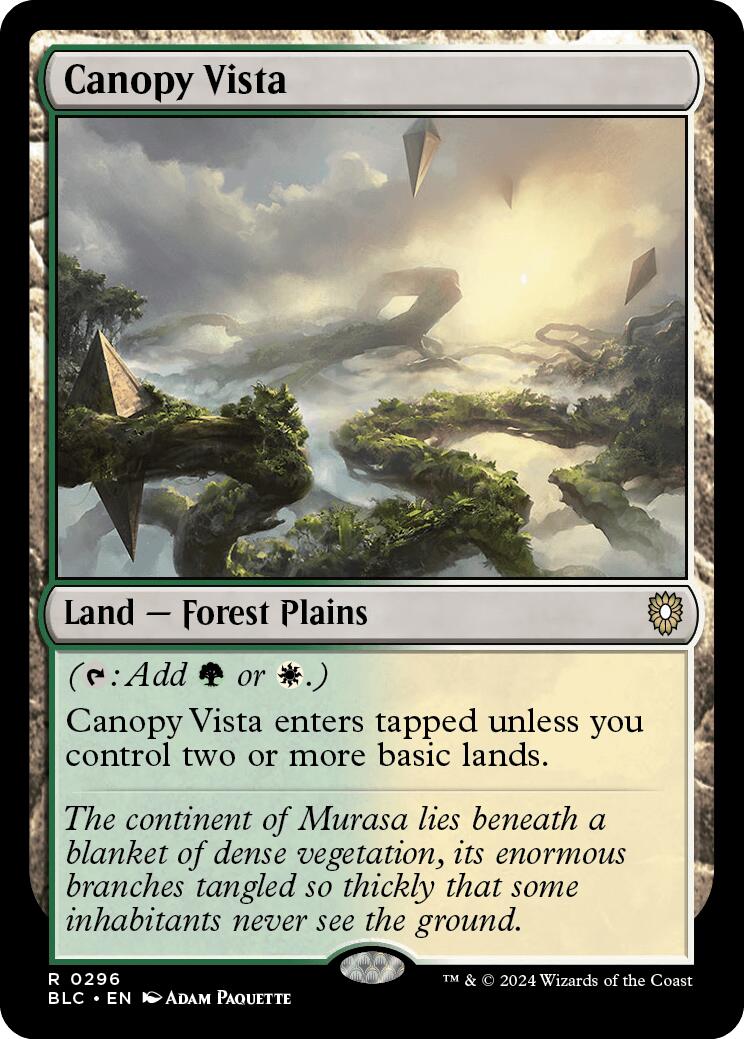Canopy Vista [Bloomburrow Commander] - Destination Retro