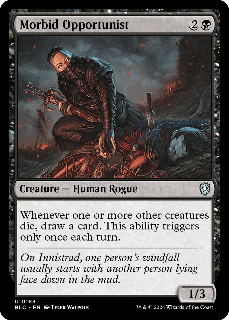 Morbid Opportunist [Bloomburrow Commander] - Destination Retro