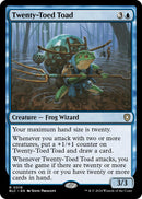 Twenty-Toed Toad [Bloomburrow Commander] - Destination Retro