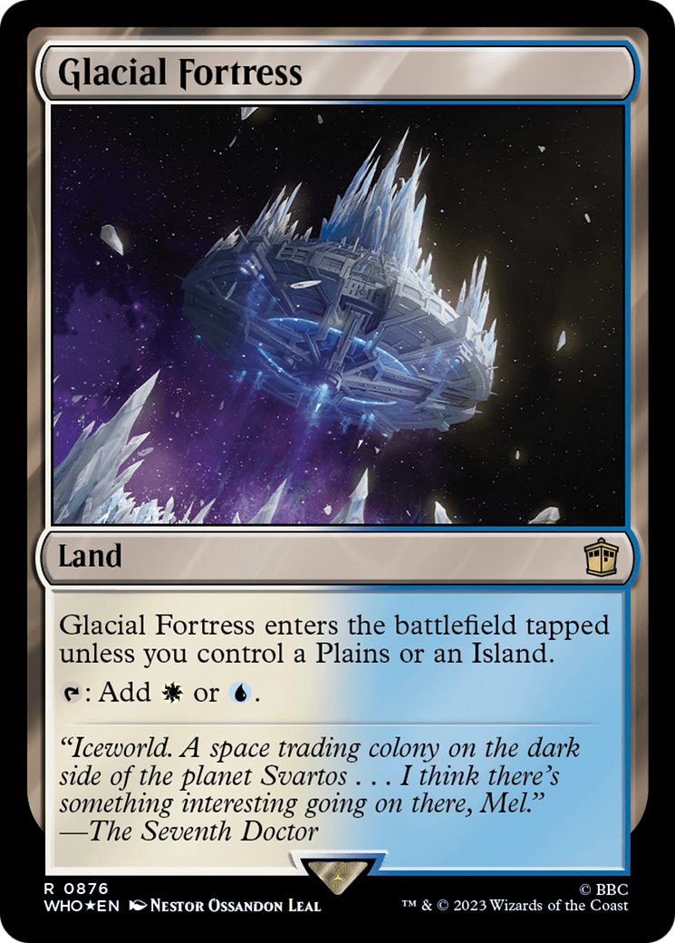 Glacial Fortress (Surge Foil) [Doctor Who] - Destination Retro