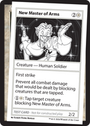 New Master of Arms [Mystery Booster 2 Playtest Cards] - Destination Retro